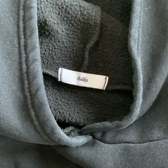 Adika Butterfly Hoodie Oversized Black Sweatshirt Multi Color Graphic Unisex OS - Picture 6 of 11